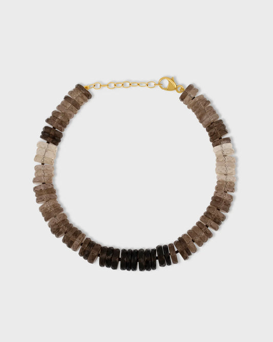 Soulgem® "Aurora Earth" Smoky Quartz Fancy Cut Bracelet